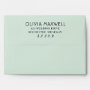 Search for mint green envelopes Black