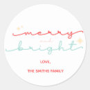 Search for merry and bright stickers Pink