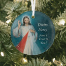 Search for catholic saints ornaments Jesus