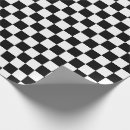 Search for black and white checkered wrapping paper Checkerboard