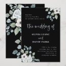 Search for green and black wedding invitations Calligraphy