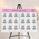 Search for black wedding seating charts White