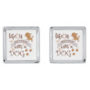 Search for dog cufflinks Puppy