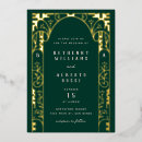 Search for green and black wedding invitations Elegant
