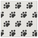 Search for paw print fabric Black