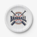 Search for baseball paper plates Pinstripe