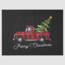 Search for red truck tissue paper Merry