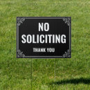Search for no soliciting outdoor signs Trespassing