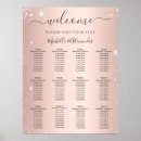 Search for rose gold wedding seating charts Sparkle