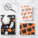 Search for ghost wrapping paper Cats