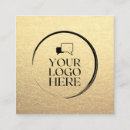 Search for circle logo business cards Modern black corporate business