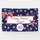 Search for 4th birthday posters Red white and blue