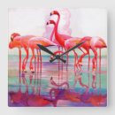 Search for flamingo clocks Vintage