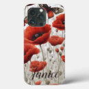 Search for poppy iphone cases White