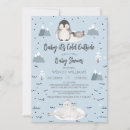 Search for arctic animals invitations Blue