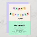 Search for funny 3rd birthday invitations Third