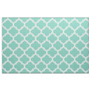 Search for teal geometric fabric Moroccan