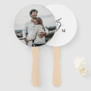 Search for wedding ceremony hand fans Black and white