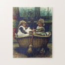 Search for vintage children puzzles Cat