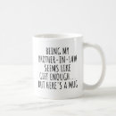 Search for funny brother mugs Best brother in law