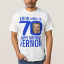 Search for 70th birthday tshirts 70 year old