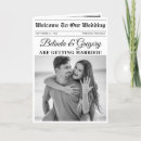 Search for order of service wedding programs Modern