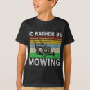Search for lawn mower kids tshirts Grass