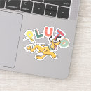 Search for pluto the dog stickers Happy
