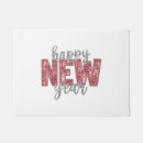Search for happy new year doormats Party
