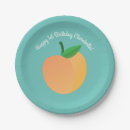 Search for sweet as a peach plates Birthday