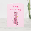 Search for dance teacher thank you cards Ballerina