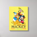 Search for disney canvas prints Mickey and friends