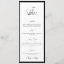 Search for black tie menus Black and white
