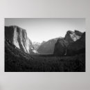 Search for black and white landscape posters Half dome