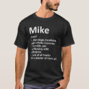 Search for mike name tshirts Definition
