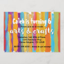 Search for arts and crafts invitations Watercolor