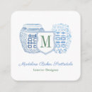 Search for monogram business cards Green