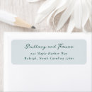 Search for script font return address labels Minimalist