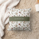 Search for green and burgundy pillows Vintage
