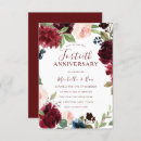 Search for ruby wedding anniversary invitations Red