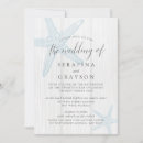 Search for starfish wedding invitations Beach