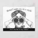 Search for just to say hello postcards Funny