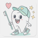 Search for funny dental stickers Oral hygiene
