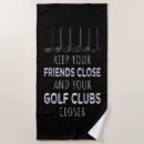 Search for golfer beach towels Country club