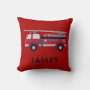 Search for fire truck pillows Fireman
