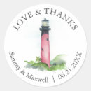 Search for beach wedding stickers Thank you
