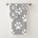 Search for paw print bath towels Gray