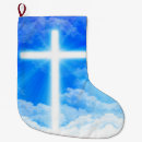 Search for religious christmas stockings Cross