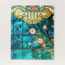 Search for art glass puzzles Flowers