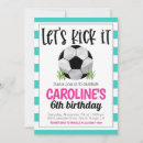 Search for soccer birthday invitations Lets kick it